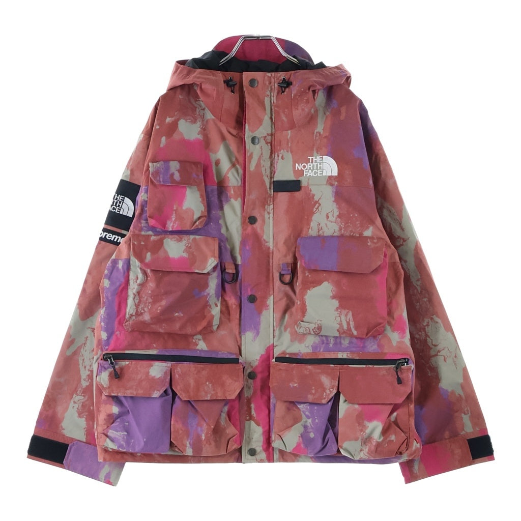 SUPREME(シュプリーム) 20SS ×THE NORTH FACE Cargo Jacket ザノースフェイス フーディー ナイロン カーゴジャケット ピンク/パープル NP02001I