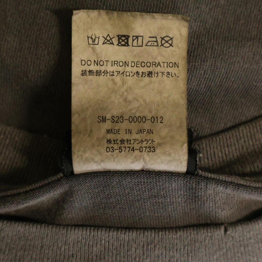 SAINT MICHAEL(セントマイケル) 23SS JESUS SS TEE ジーサス フロントプリント半袖Tシャツ カットソー ブラック SM-S23-0000-012