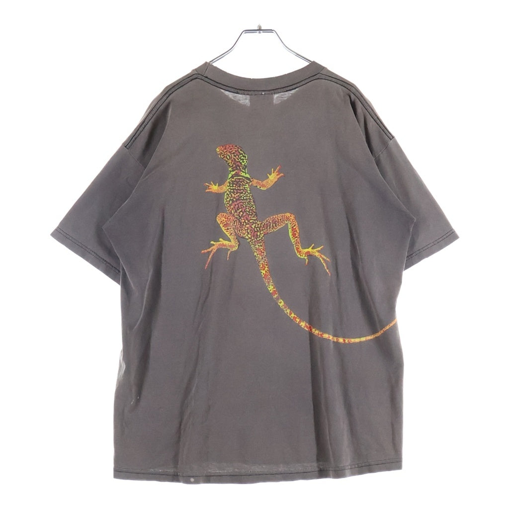 VINTAGE(ヴィンテージ) 90S MARLBORO UNLIMITED LIZARD マルボロ アンリミテッド 半袖ポケットTシャツ カットソー ブラック