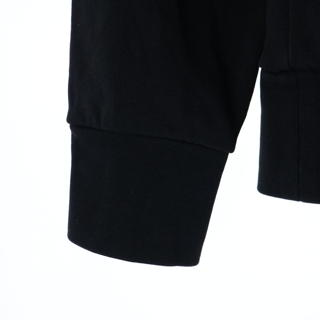 MONCLER(モンクレール) MAGLIA GIROCOLLO マリア ジロコッロ フロント ラインストーンロゴ クルーメックスウェット ブラック H20938G00022 809LC