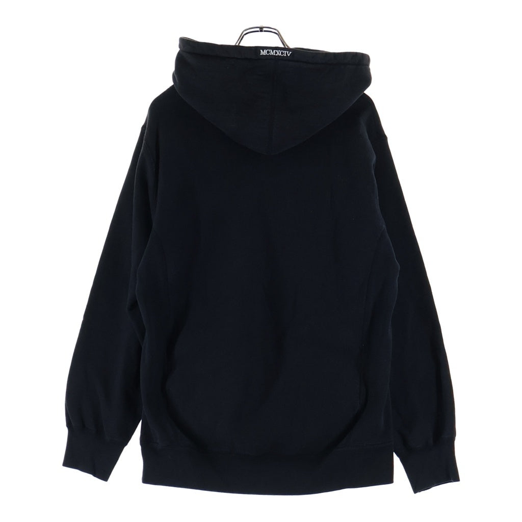 SUPREME(シュプリーム) 15AW Chenille Script Hooded Sweatshirt シェニール スクリプト プルオーバースウェットパーカー フーディ ブラック