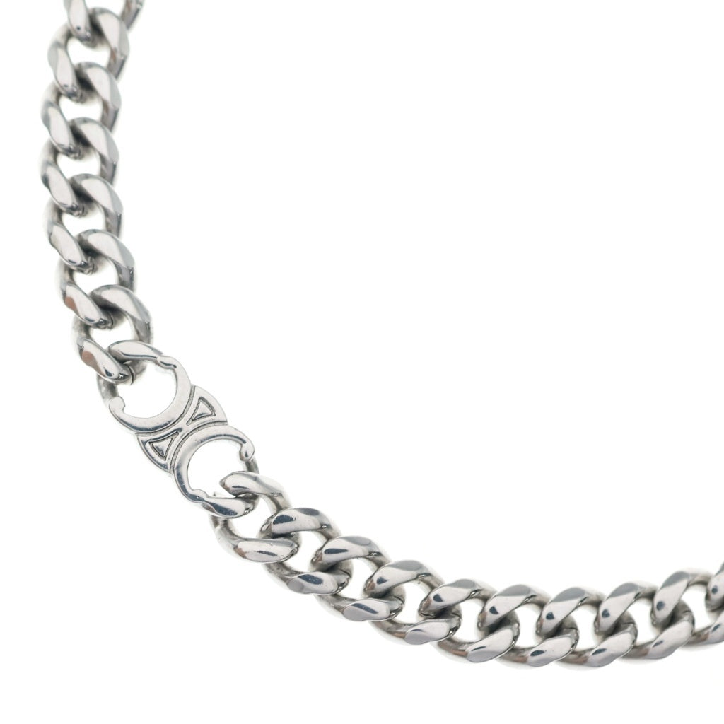 CELINE(セリーヌ) Triomphe Small Gourmette Necklace トリオンフ スモール グルメット ネックレス シルバー 460UR6BRA.36SI レディース