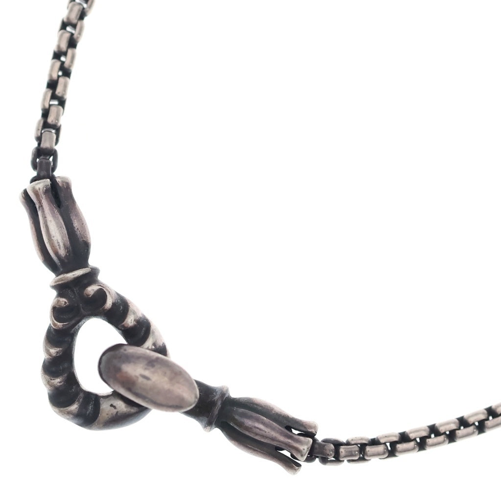 LONE ONES(ロンワンズ) HOOKS BOX CHAIN メイティングフライト フック ボックス チェーン ネックレス シルバー