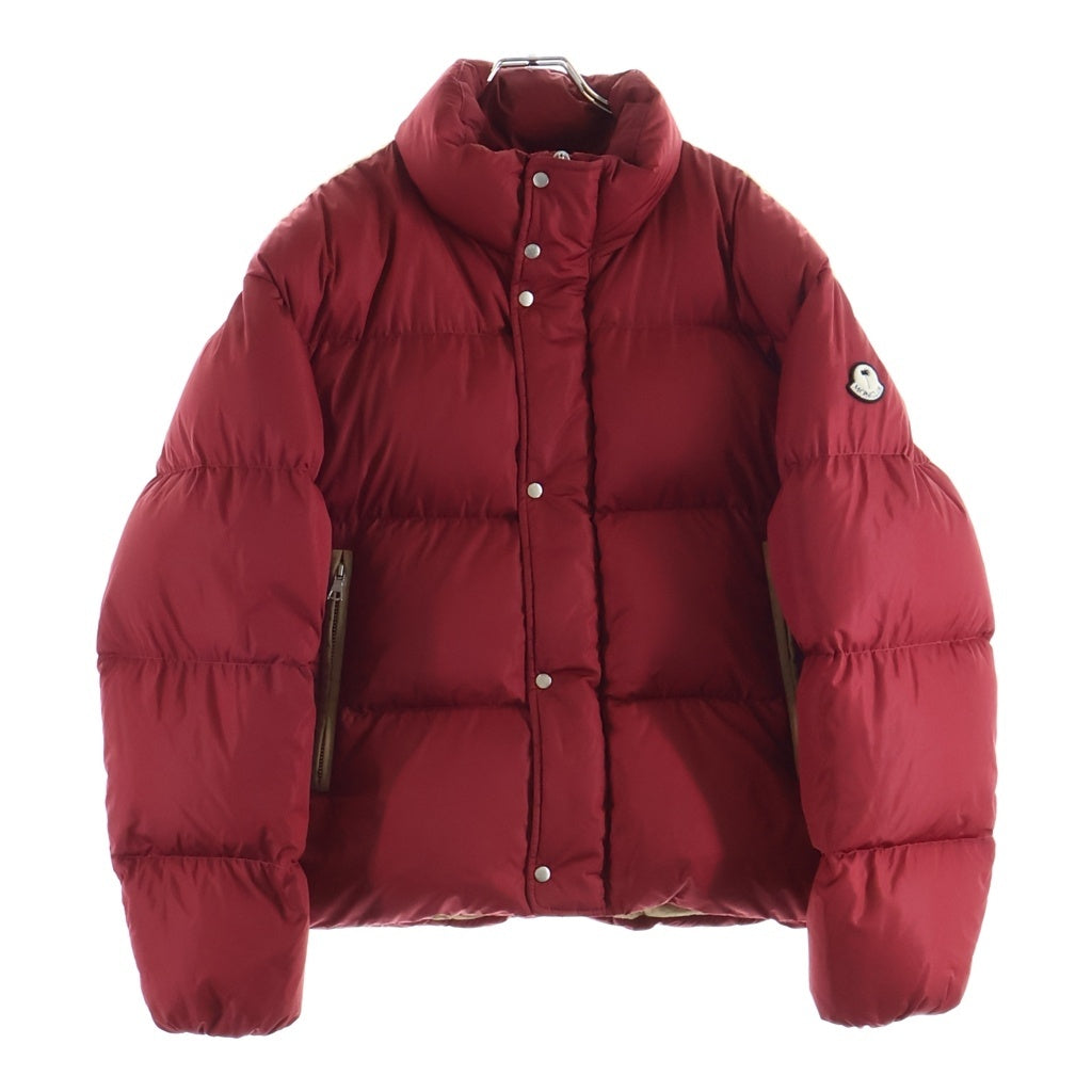 MONCLER(モンクレール) × Palm Angels PANAMINT GIUBBOTTO ×パームエンジェルス パナミント ジュボット ジップアップ ナイロンダウンジャケット レッド/ブラウン G209L1A00013 M1363