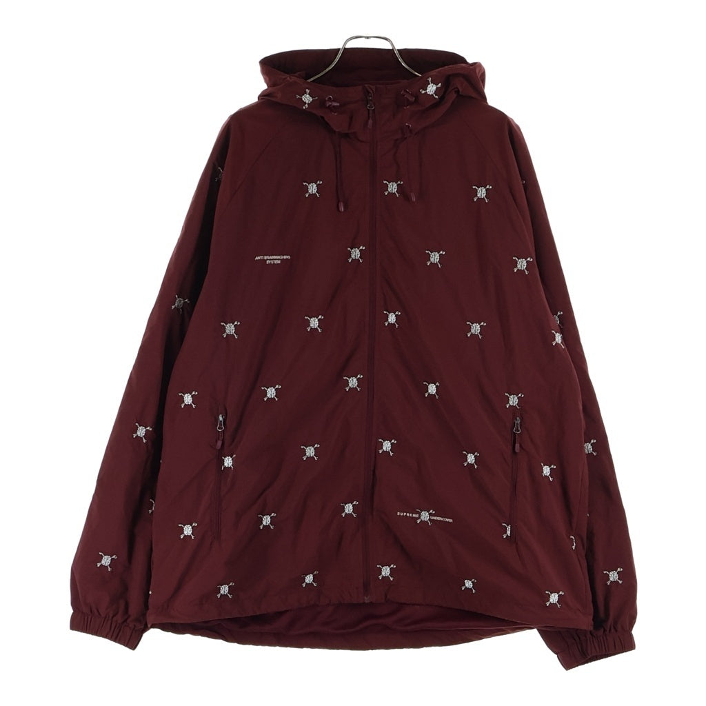 SUPREME(シュプリーム) 23SS ×UNDERCOVER Track Jacket アンダーカバー クロスボーンブレイン総柄刺繍 トラックジャケット バーガンディ