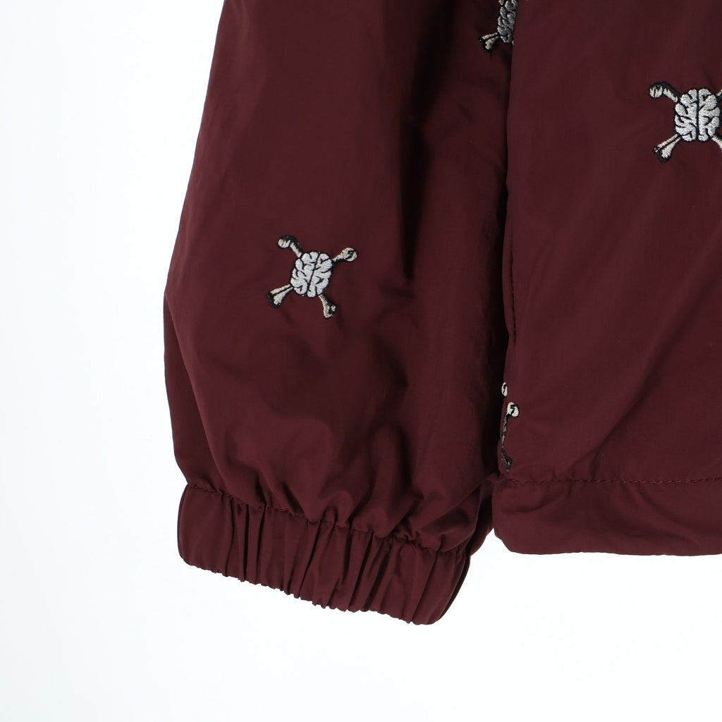 SUPREME(シュプリーム) 23SS ×UNDERCOVER Track Jacket アンダーカバー クロスボーンブレイン総柄刺繍 トラックジャケット バーガンディ
