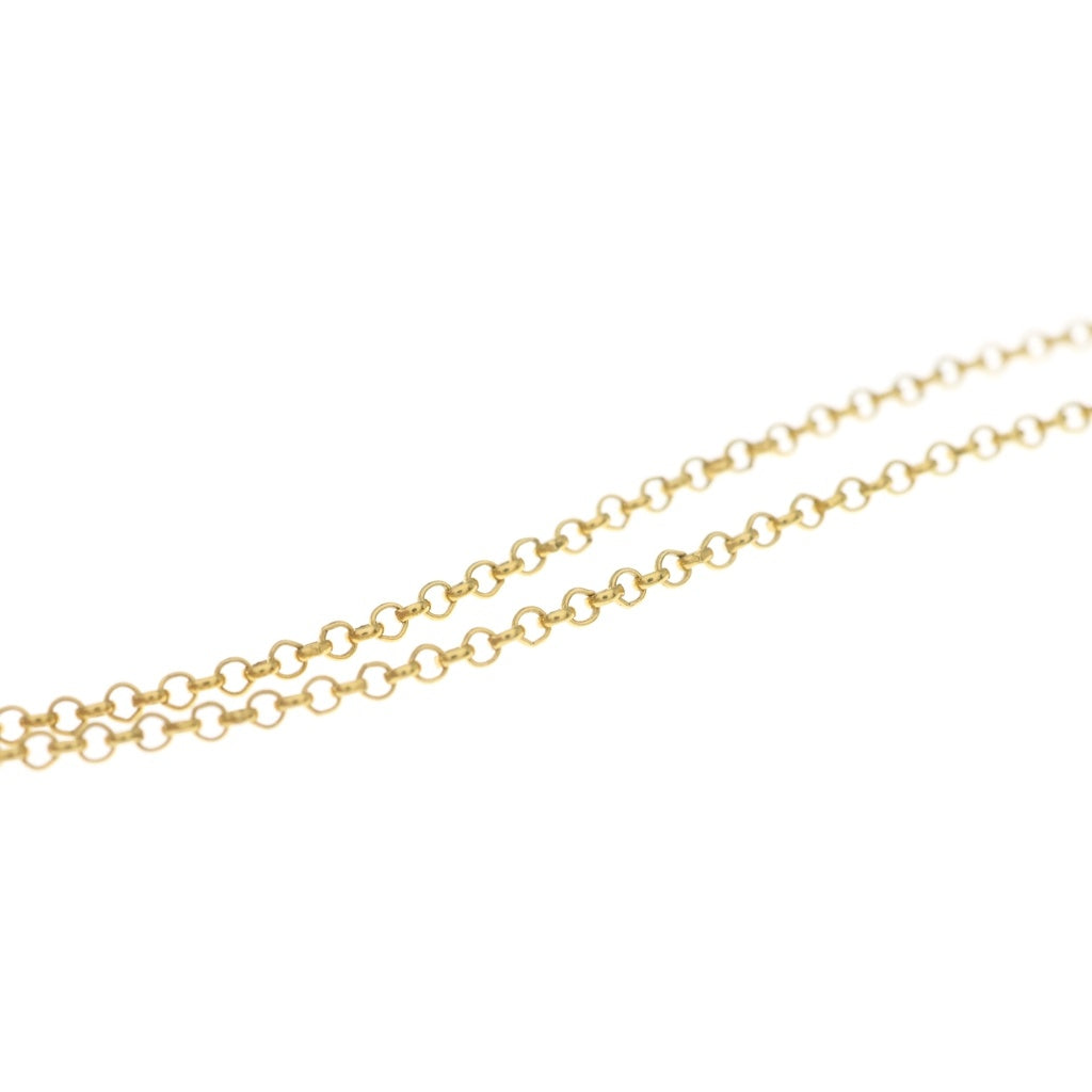 CHROME HEARTS(クロムハーツ) 22K NECKCHAIN R24 ロールチェーンネックレス 24inch ゴールド BCA012