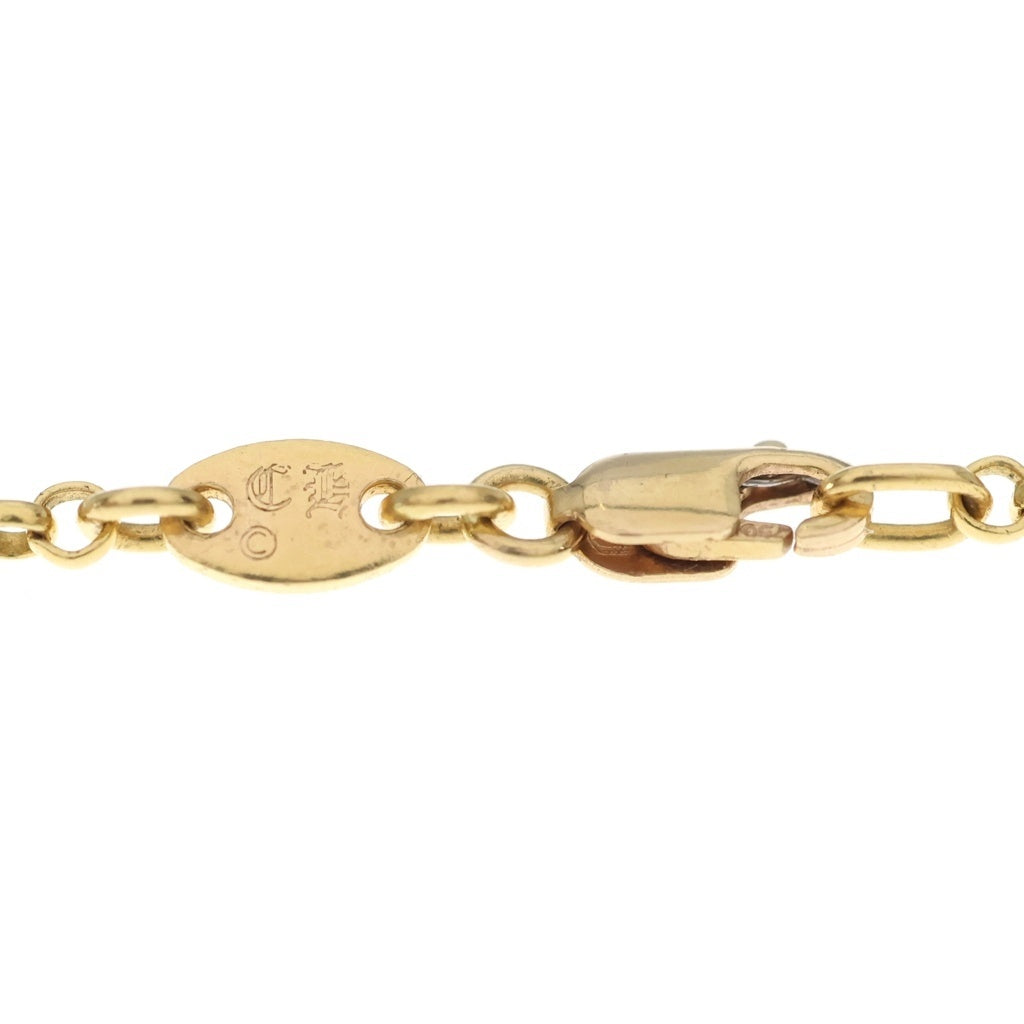 CHROME HEARTS(クロムハーツ) 22K NECKCHAIN R24 ロールチェーンネックレス 24inch ゴールド BCA012