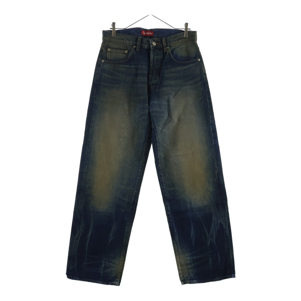 SUPREME(シュプリーム) 25SS Distressed Loose Fit Selvedge Jean ルーズフィット セルビッジジーンズ デニムパンツ インディゴ