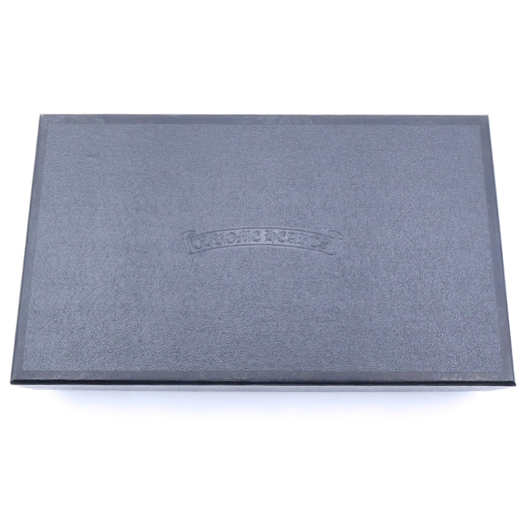 CHROME HEARTS(クロムハーツ) REC F ZIP QUILTED WALLET セメタリークロス キルティング レザーウォレット 財布 ブラック