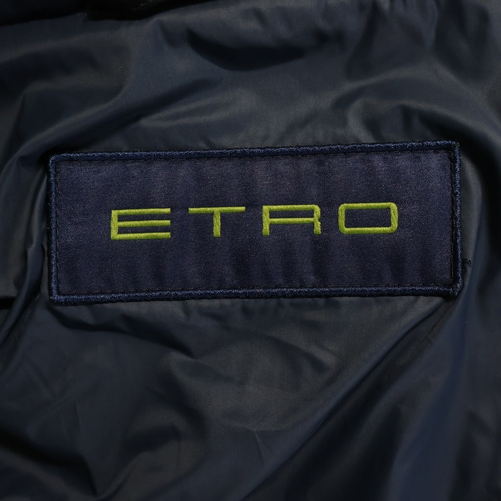 ETRO(エトロ) Nylon Jacket マルチポケット ジップアップ ナイロンジャケット ネイビー 161-1S432-1190