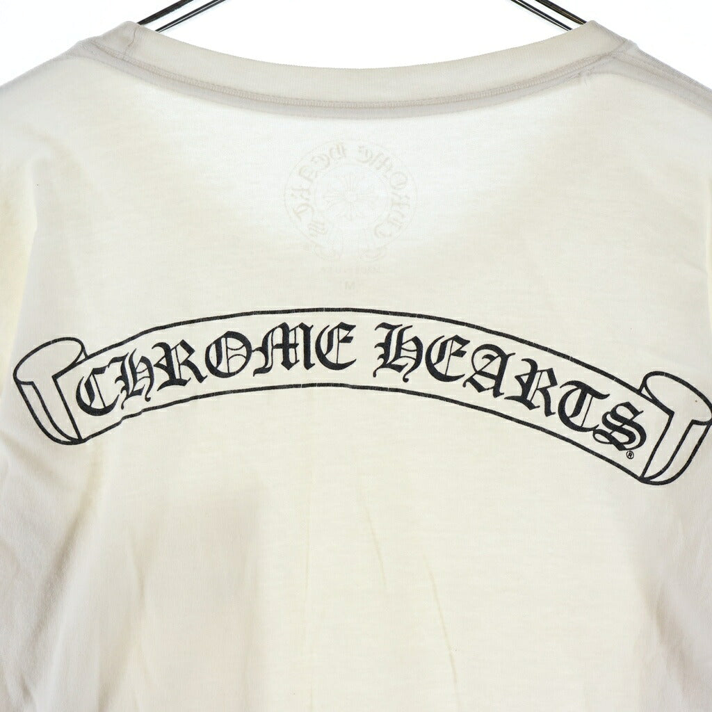 春*様 国内正規 本物 クロムハーツ USAスクロールラベル バックプリント ロ CHROME HEARTS(クロムハーツ) Back Scroll Label Logo L/S Tee Size XL