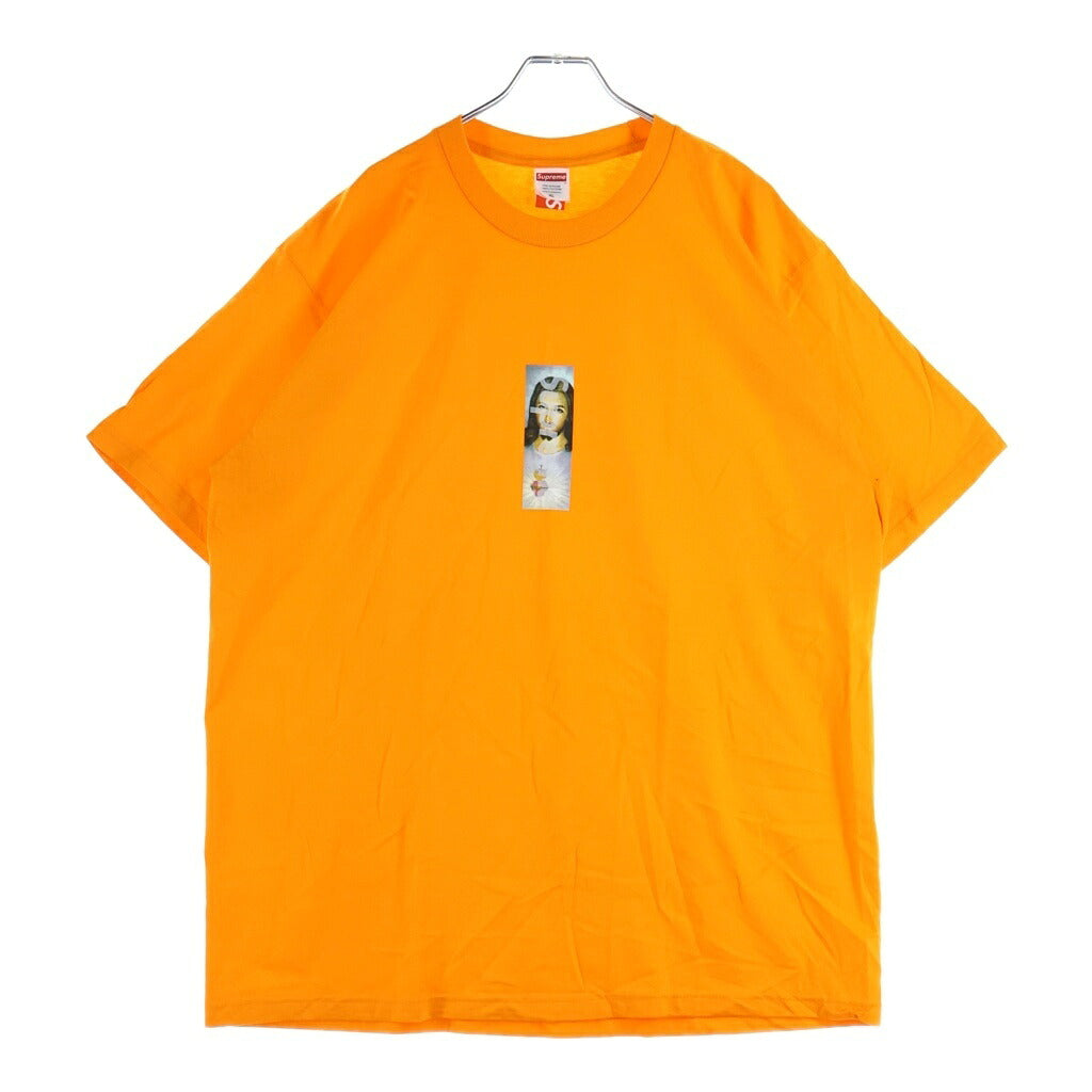 SUPREME(シュプリーム) 26AW Prayer Card Box Logo Tee 祈祷 プレイヤーカード ボックスロゴ クルーネック半袖Tシャツ カットソー オレンジ