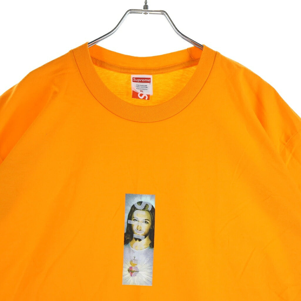 SUPREME(シュプリーム) 26AW Prayer Card Box Logo Tee 祈祷 プレイヤーカード ボックスロゴ クルーネック半袖Tシャツ カットソー オレンジ
