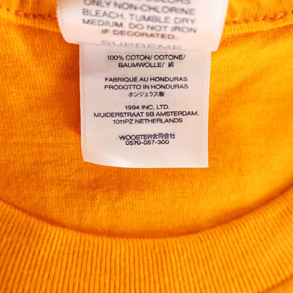 SUPREME(シュプリーム) 26AW Prayer Card Box Logo Tee 祈祷 プレイヤーカード ボックスロゴ クルーネック半袖Tシャツ カットソー オレンジ