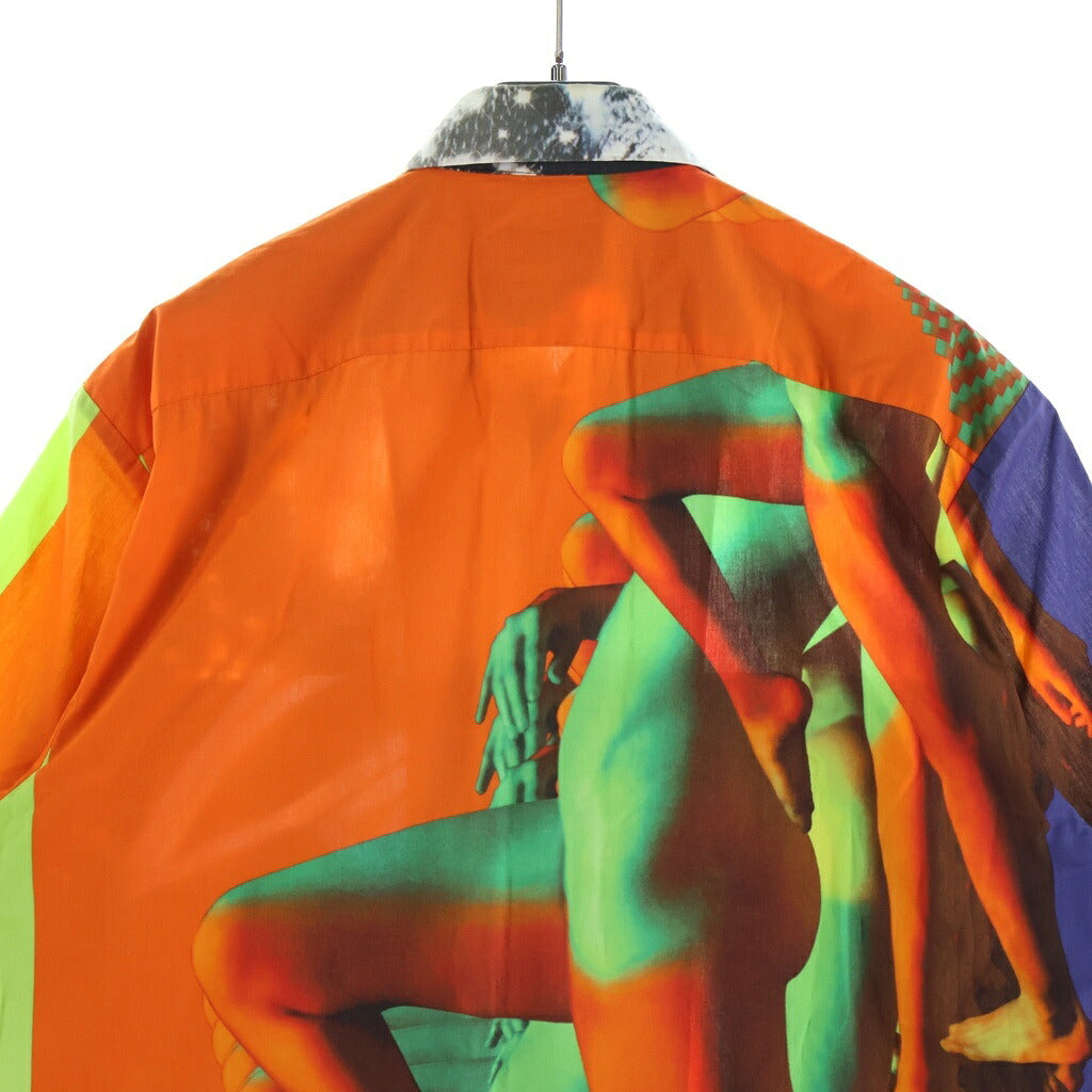 DRIES VAN NOTEN(ドリスヴァンノッテン) Graphic Open Collar Shirt グラフィック オープンカラー 半袖シャツ マルチ