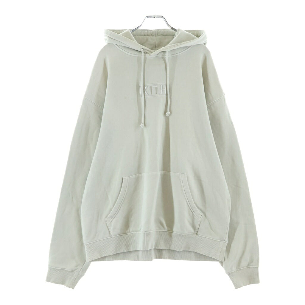 KITH(キス) Box Logo Hoodie KHM030873 ボックスロゴ スウェットプルオーバーパーカー グレー