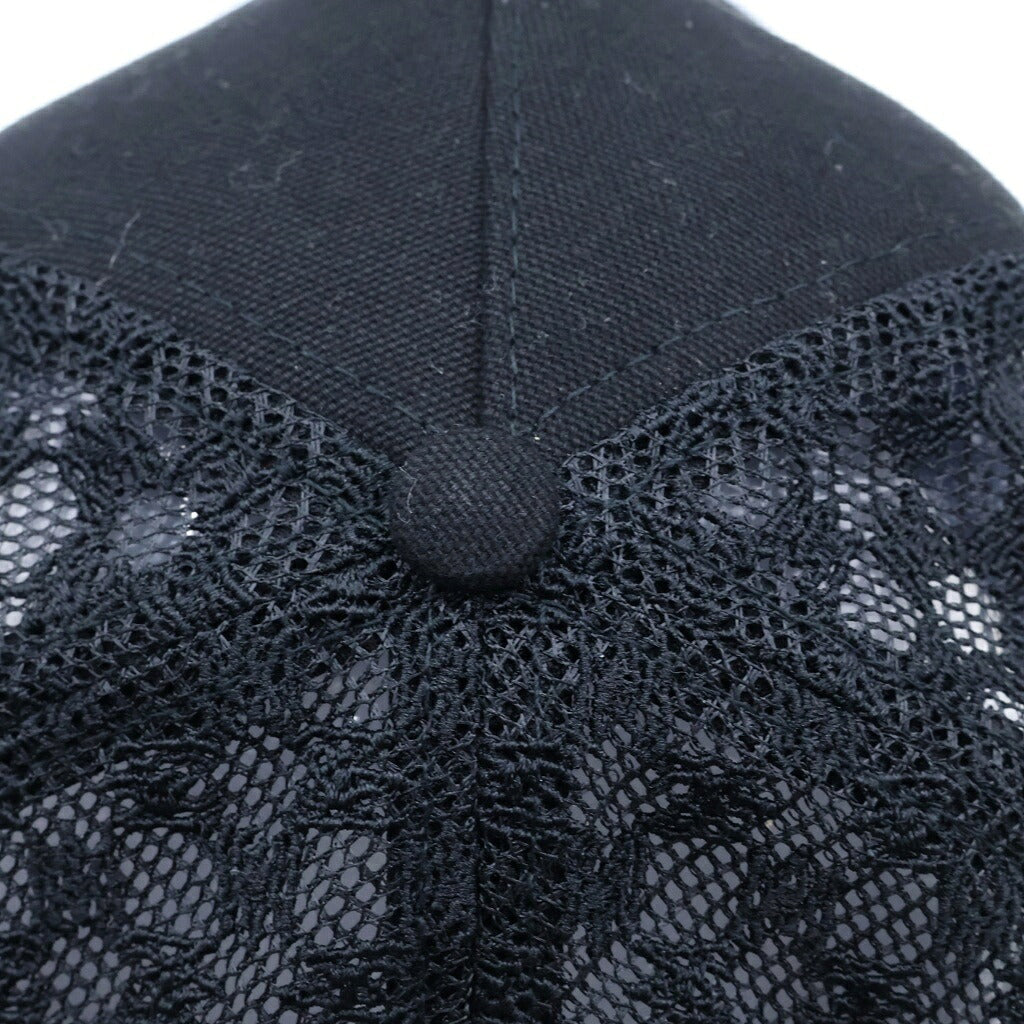 AMIRI(アミリ) MA CANVAS HAT ロゴ刺繍 トラッカーメッシュキャップ