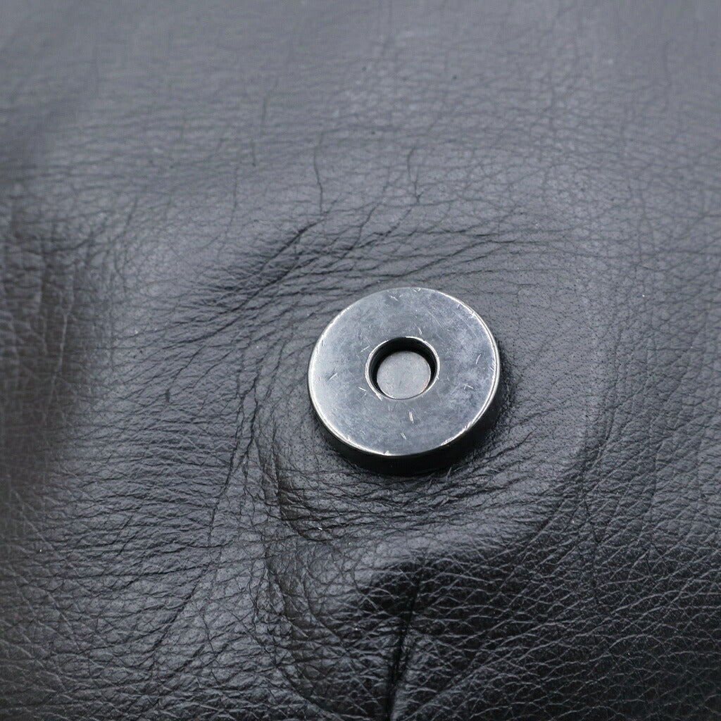 Yohji Yamamoto POUR HOMME(ヨウジヤマモト プールオム) 25AW GARMENT LEATHER PADDED SHOULDER BAG ガーメント レザー パテッド ショルダーバッグ ブラック HL-I05-773