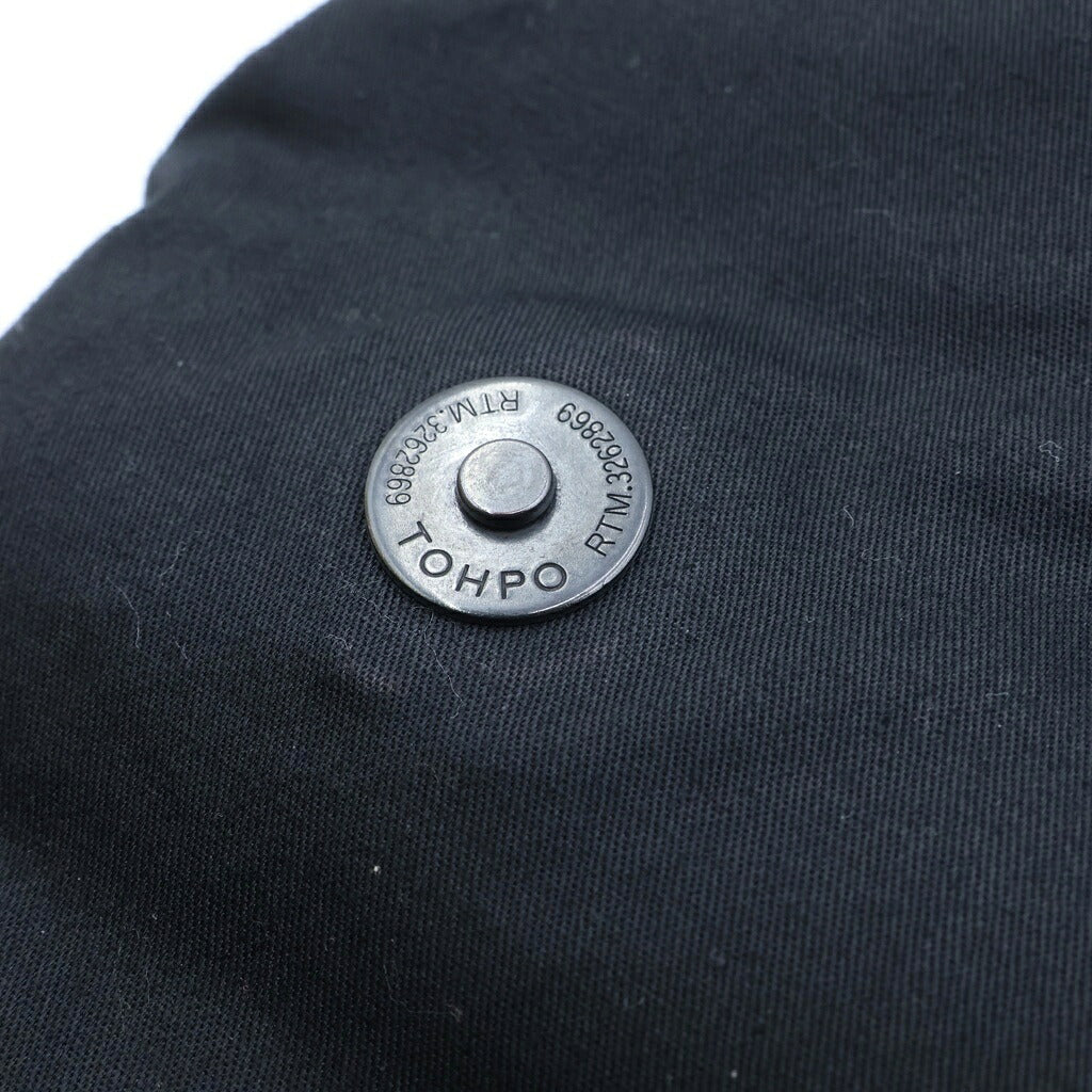 Yohji Yamamoto POUR HOMME(ヨウジヤマモト プールオム) 25AW GARMENT LEATHER PADDED SHOULDER BAG ガーメント レザー パテッド ショルダーバッグ ブラック HL-I05-773