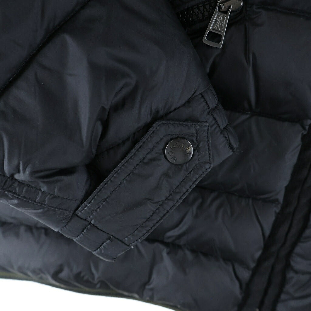 MONCLER(モンクレール) NORBERT GIUBBOTTO ノーバートジュボット ジップアップ ナイロンダウンジャケット ブラック 42091431305-53329