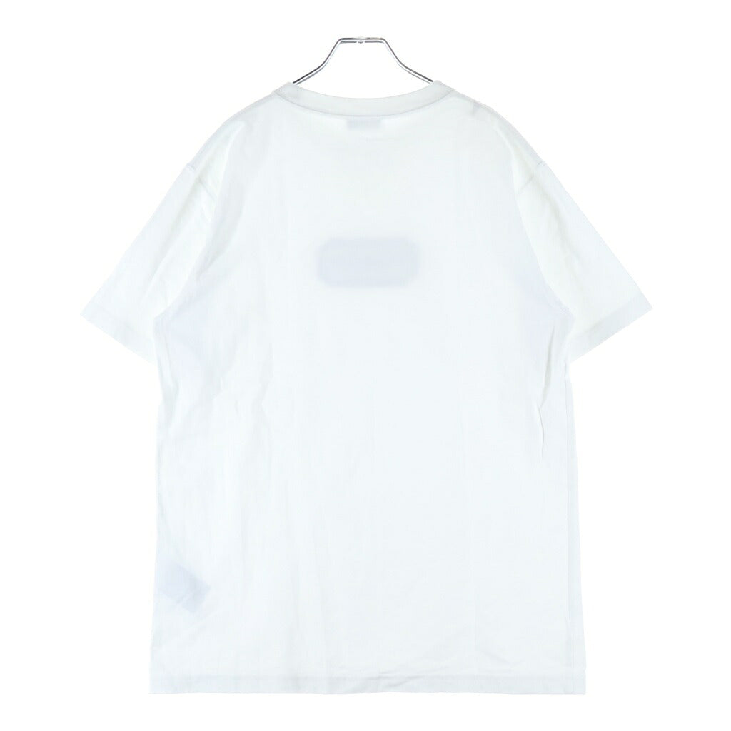 DIOR(ディオール) 23AW フロントロゴエンブロイダリー クルーネック半袖Tシャツ カットソー ホワイト 343J696C0554