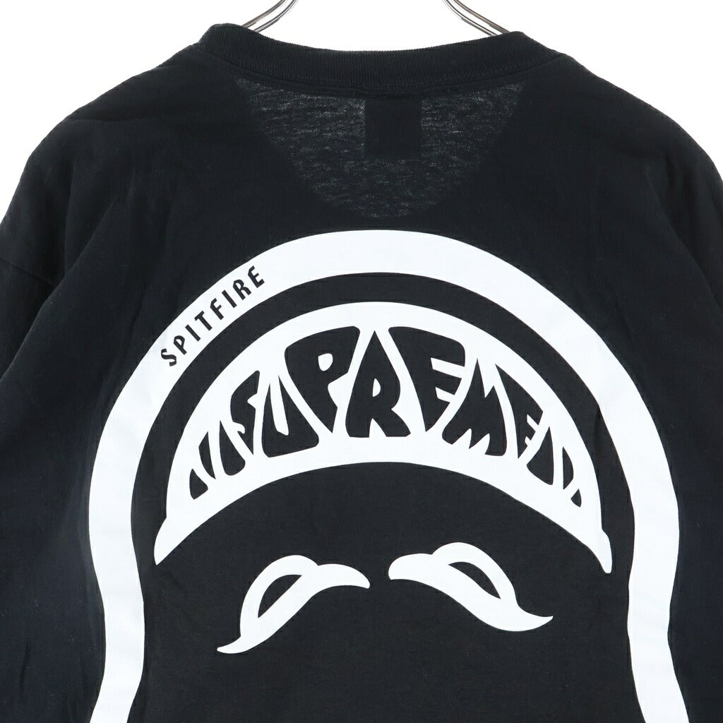 SUPREME(シュプリーム) 26SS Spitfire Bighead L/S Tee スピットファイア ビッグヘッド ロゴデザイン クルーネック 長袖Tシャツ カットソー ブラック