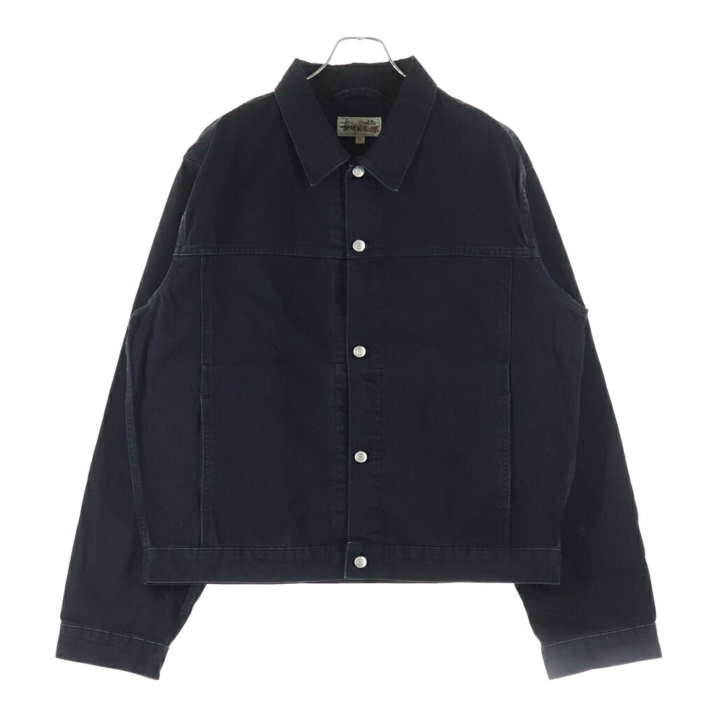 STUSSY(ステューシー) 24SS TRUCKER DENIM JACKET 115781 トラッカーデニムジャケット ブラック