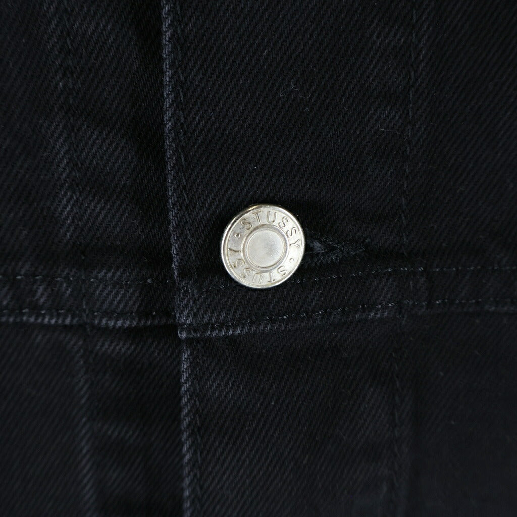 STUSSY(ステューシー) 24SS TRUCKER DENIM JACKET 115781 トラッカーデニムジャケット ブラック