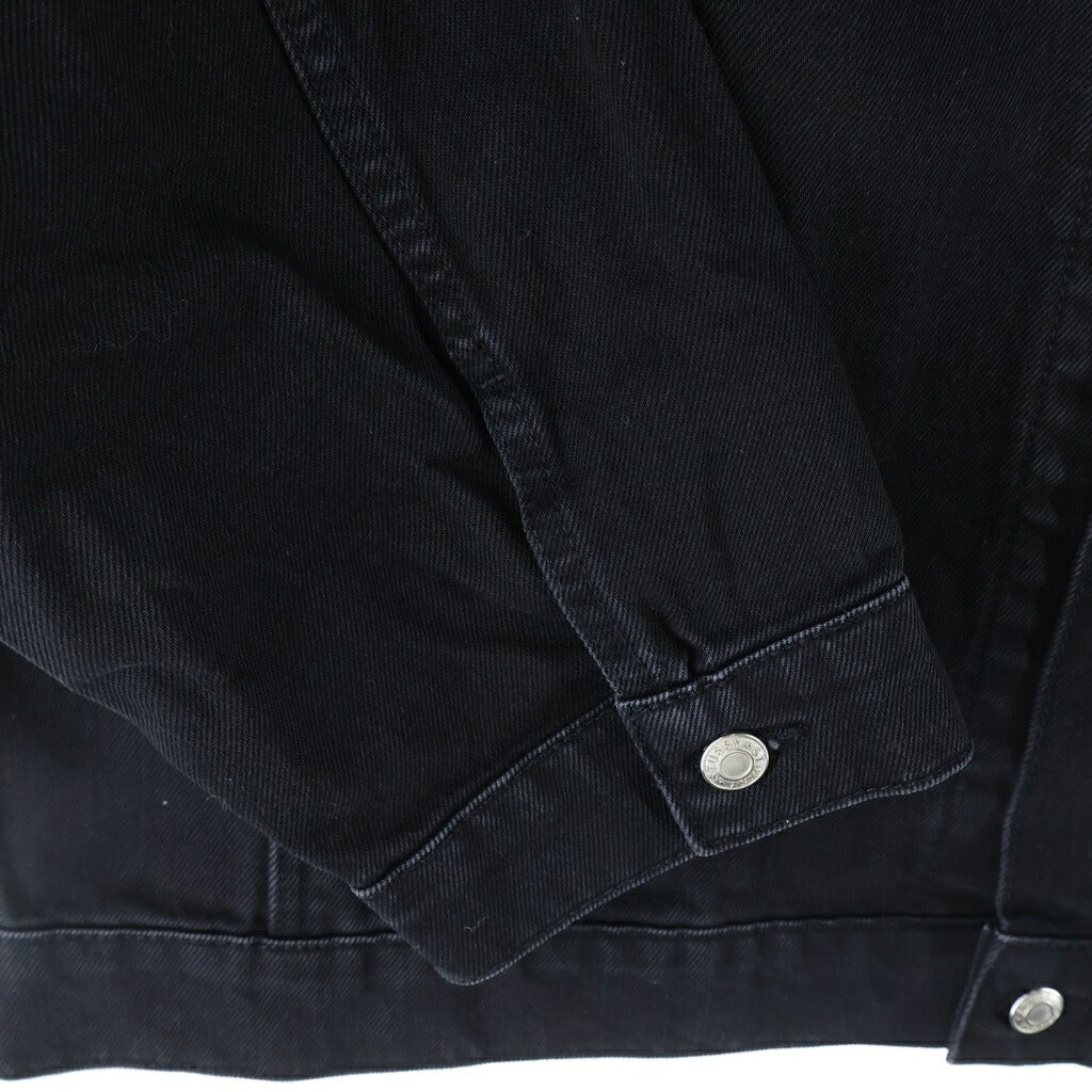 STUSSY(ステューシー) 24SS TRUCKER DENIM JACKET 115781 トラッカーデニムジャケット ブラック