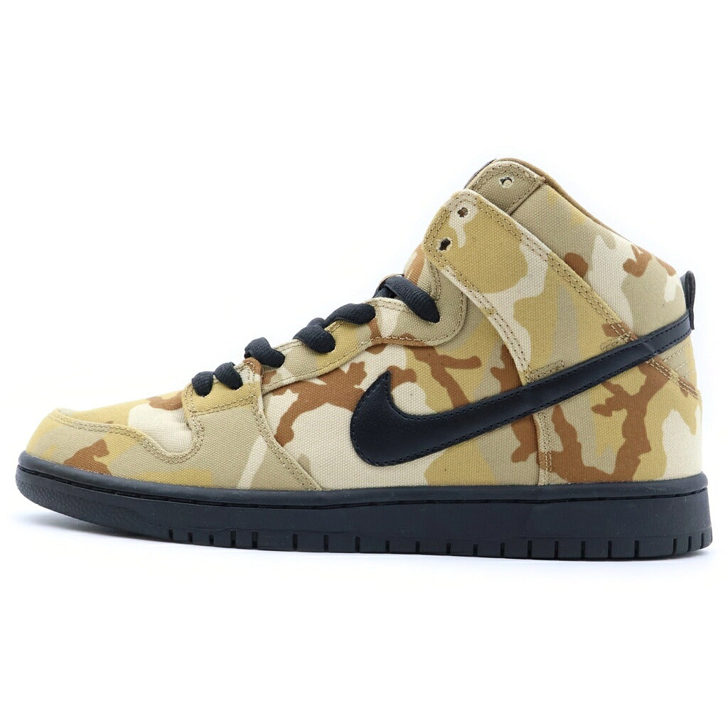 NIKE SB(ナイキエスビー) DUNK HIGH PRO PARACHUTE カモ柄 ダンク プロ パラシュート ハイカットスニーカー ブラウン/ブラック US9.5/27.5cm BQ6826-200