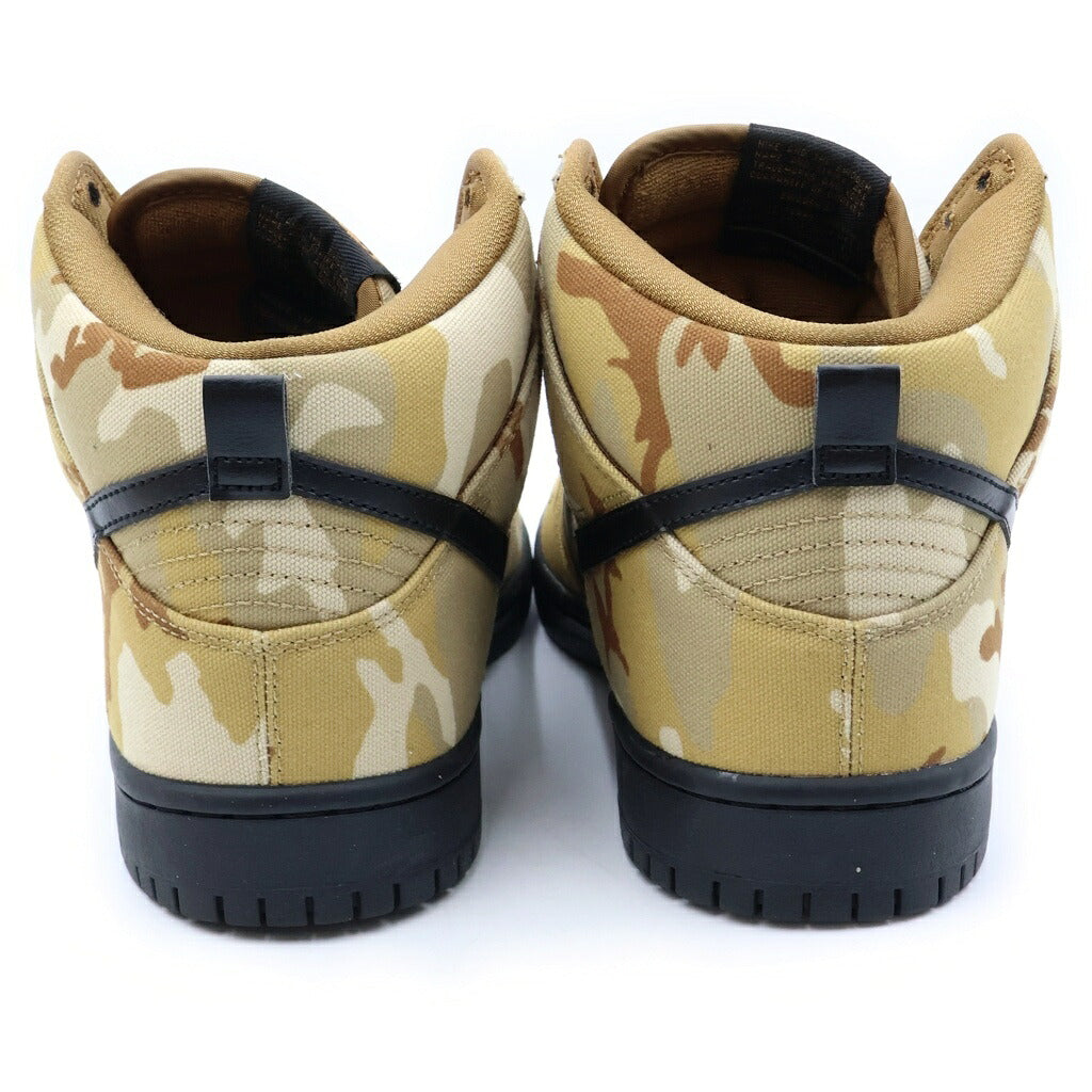 NIKE SB(ナイキエスビー) DUNK HIGH PRO PARACHUTE カモ柄 ダンク プロ パラシュート ハイカットスニーカー ブラウン/ブラック US9.5/27.5cm BQ6826-200
