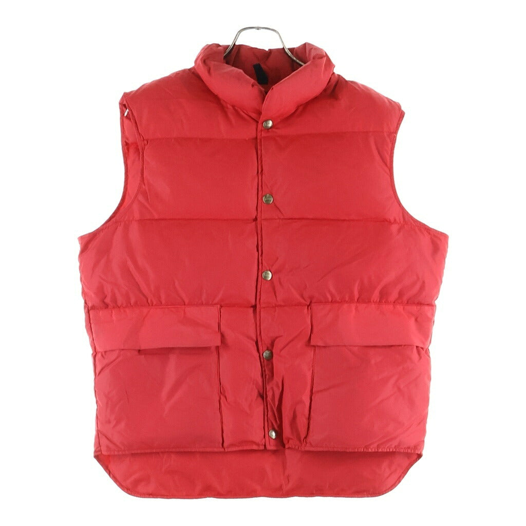 WOOLRICH(ウールリッチ) 80S VINTAGE DOWN BEST USA製 ヴィンテージ ロゴボタン ダウンベスト レッド 21035