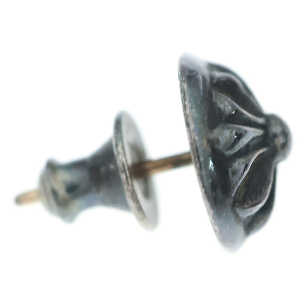 CHROME HEARTS(クロムハーツ) STUD CRSBLL クロスボールスタッドピアス シルバー BCA110