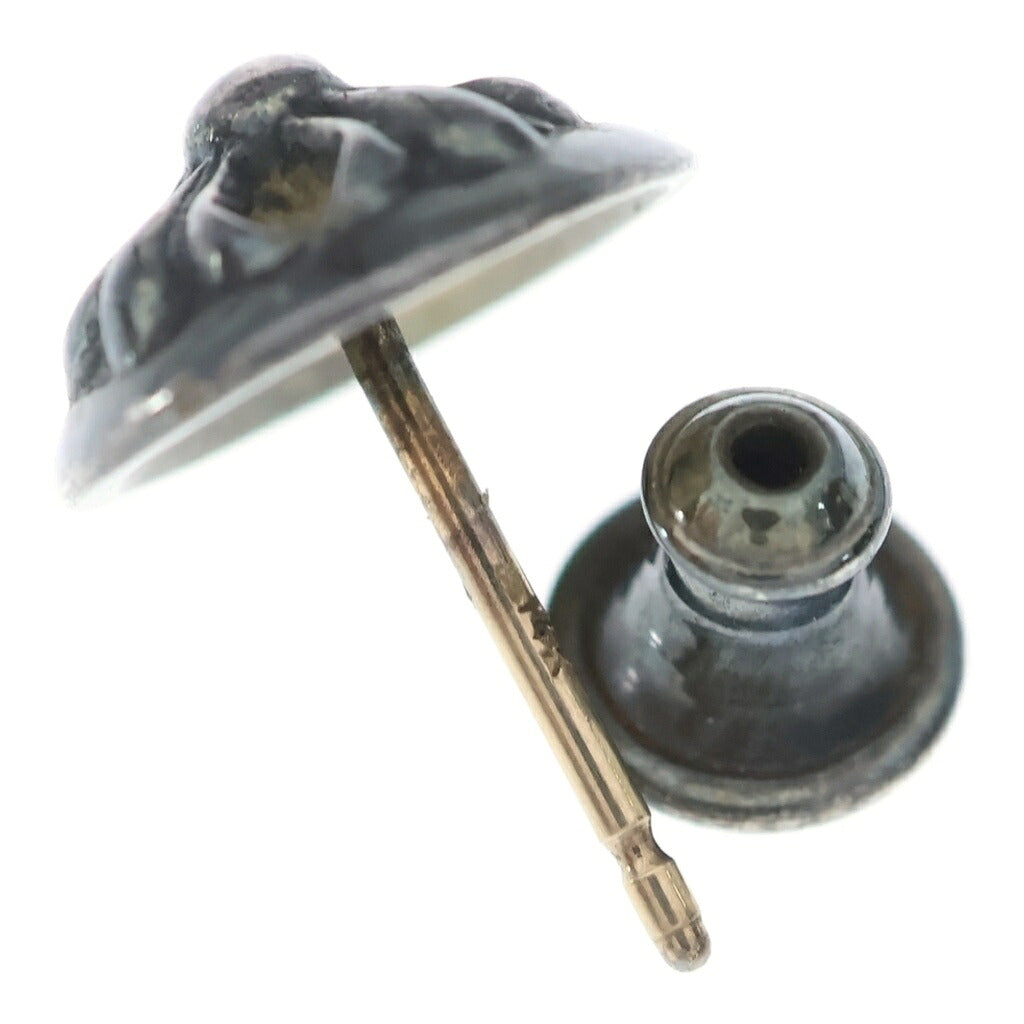 CHROME HEARTS(クロムハーツ) STUD CRSBLL クロスボールスタッドピアス シルバー BCA110