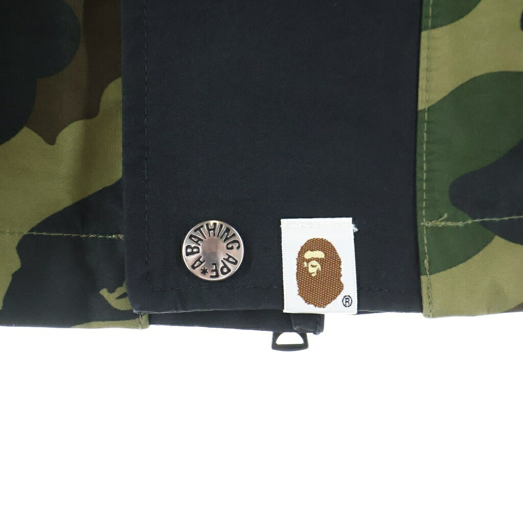 A BATHING APE(アベイシングエイプ) GORE-TEX 1ST CAMO SNOWBOARD JACKET ゴアテックス ファーストカモ スノーボード マウンテンジャケット カーキ 001HJF701003X