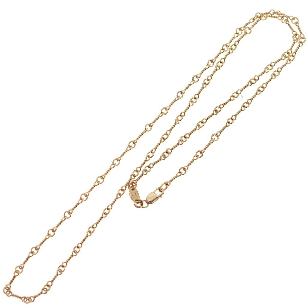 CHROME HEARTS(クロムハーツ) 22K NECKCHAIN T20 ツイストチェーンネックレス 20inch ゴールド BCA015