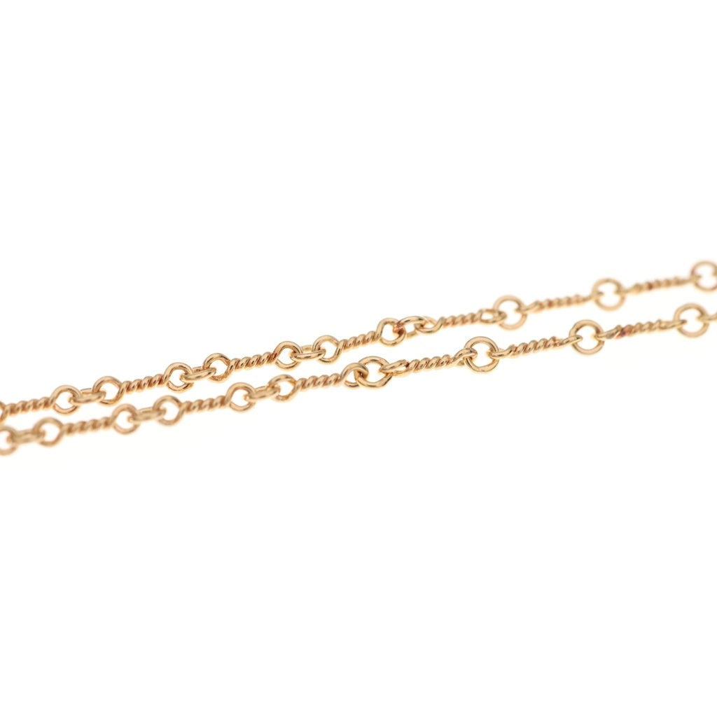 CHROME HEARTS(クロムハーツ) 22K NECKCHAIN T20 ツイストチェーンネックレス 20inch ゴールド BCA015