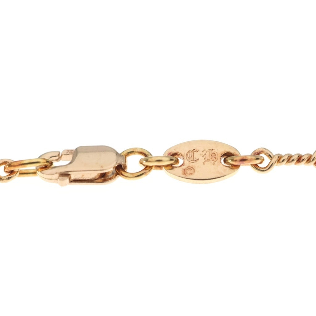 CHROME HEARTS(クロムハーツ) 22K NECKCHAIN T20 ツイストチェーンネックレス 20inch ゴールド BCA015