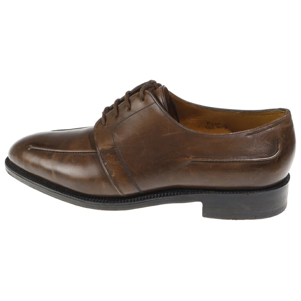 JOHN LOBB(ジョンロブ) MILAN ミラン 4アイレットダービー ローカットレザーシューズ ブラウン 8695