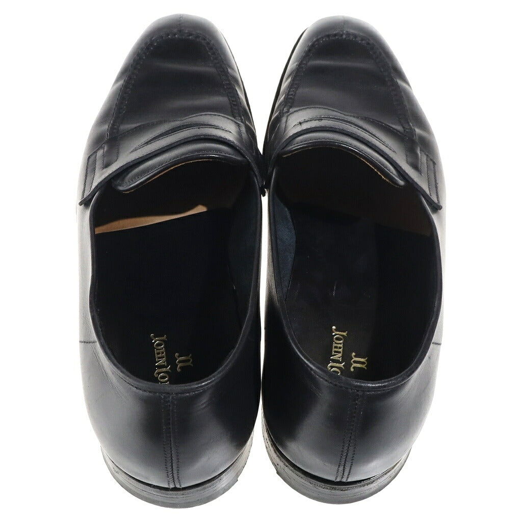 JOHN LOBB(ジョンロブ) ASHLEY アシュレイ レザー ローカット コインローファー ブラック 4596
