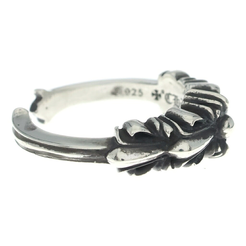 CHROME HEARTS(クロムハーツ) BABY CLSC ベイビークラシックダブルフローラル リング シルバー