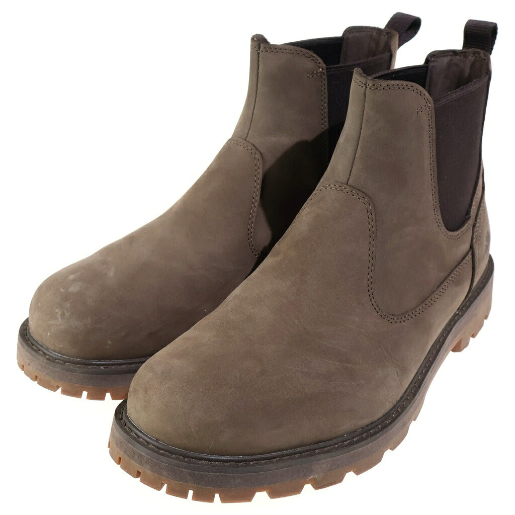 Timberland(ティンバーランド) BRITTON ROAD CHELSEA Boot ブリットン ロード ミッド チェルシー ミッドカットブーツ ブラウン 26.0cm