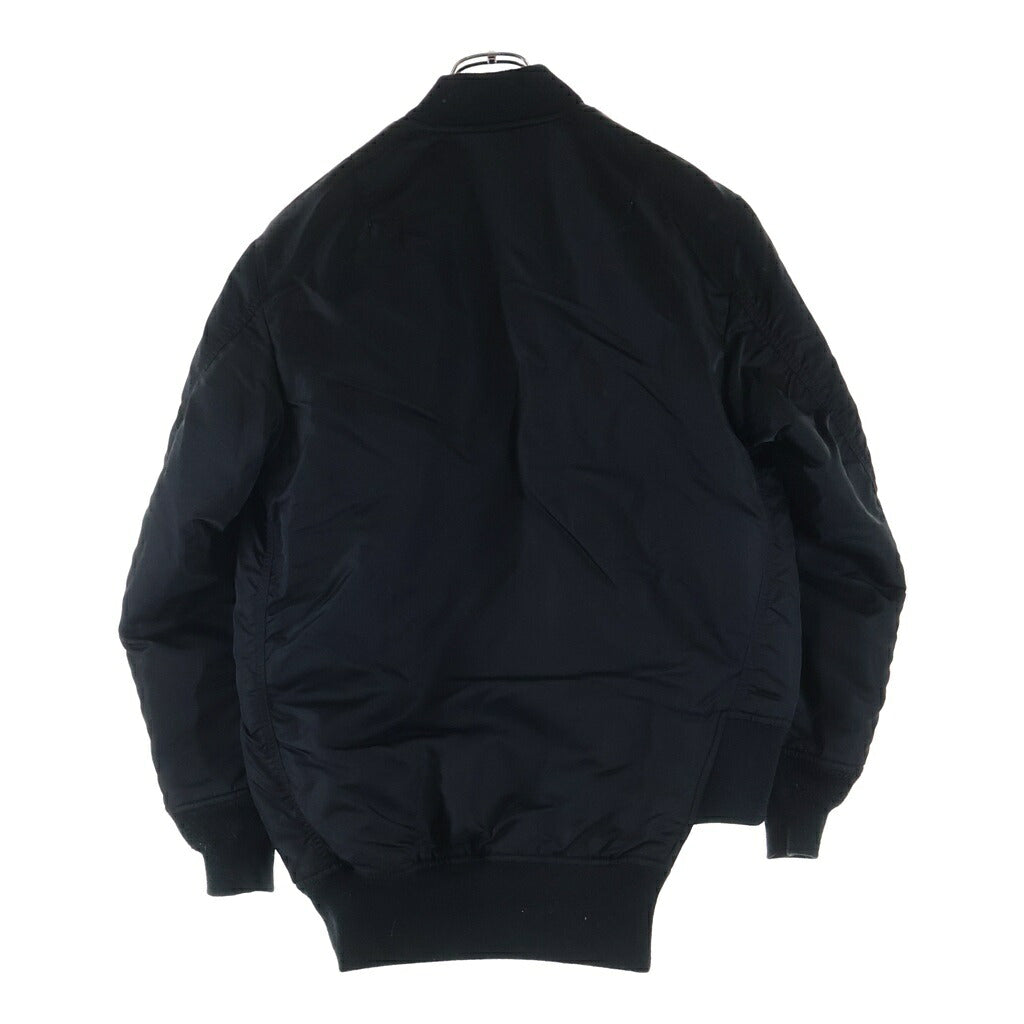 COMME des GARCONS(コムデギャルソン) ALFA INDUSTRIES BIAS MA-1 JACKET × アルファインダストリーズ バイアス ジップアップ MA-1ジャケット ブラック