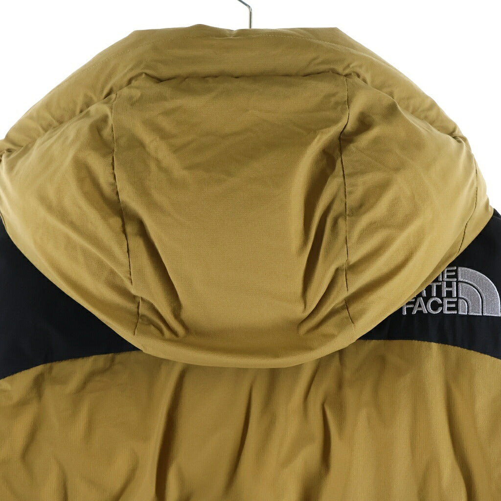 THE NORTH FACE(ザノースフェイス) BALTRO LIGHT JACKET バルトロライト フーデッド ダウンジャケット フロントロゴ刺繍 ベージュ ND91950