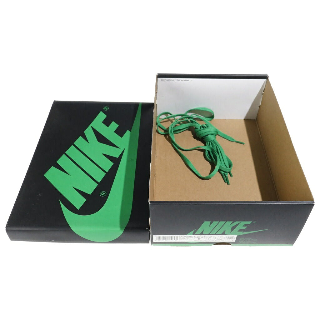 NIKE(ナイキ) AIR JORDAN 1 RETRO HIGH OG エアジョーダン1 レトロ ハイカットスニーカー ホワイト/ブラック/グリーン US8/26.0cm DZ5485-031