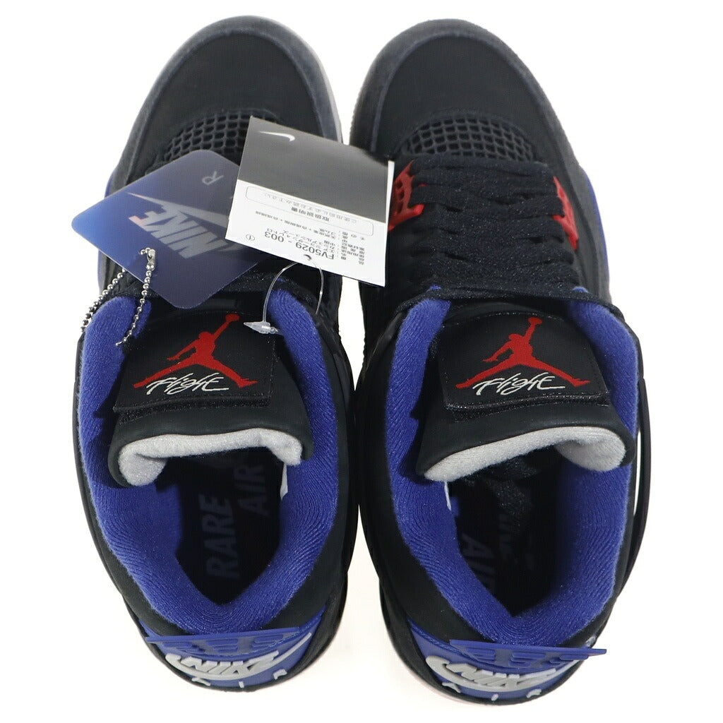 NIKE(ナイキ) AIR JORDAN 4 Rare Air エアジョーダン レアエア ローカットスニーカー ブラック/レッド/ブルー US8.5/26.5cm FV5029-003