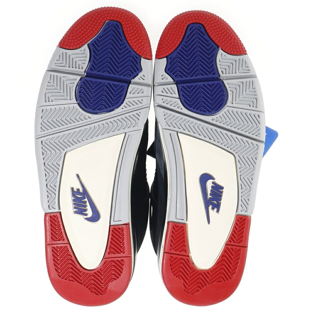 NIKE(ナイキ) AIR JORDAN 4 Rare Air エアジョーダン レアエア ローカットスニーカー ブラック/レッド/ブルー US8.5/26.5cm FV5029-003