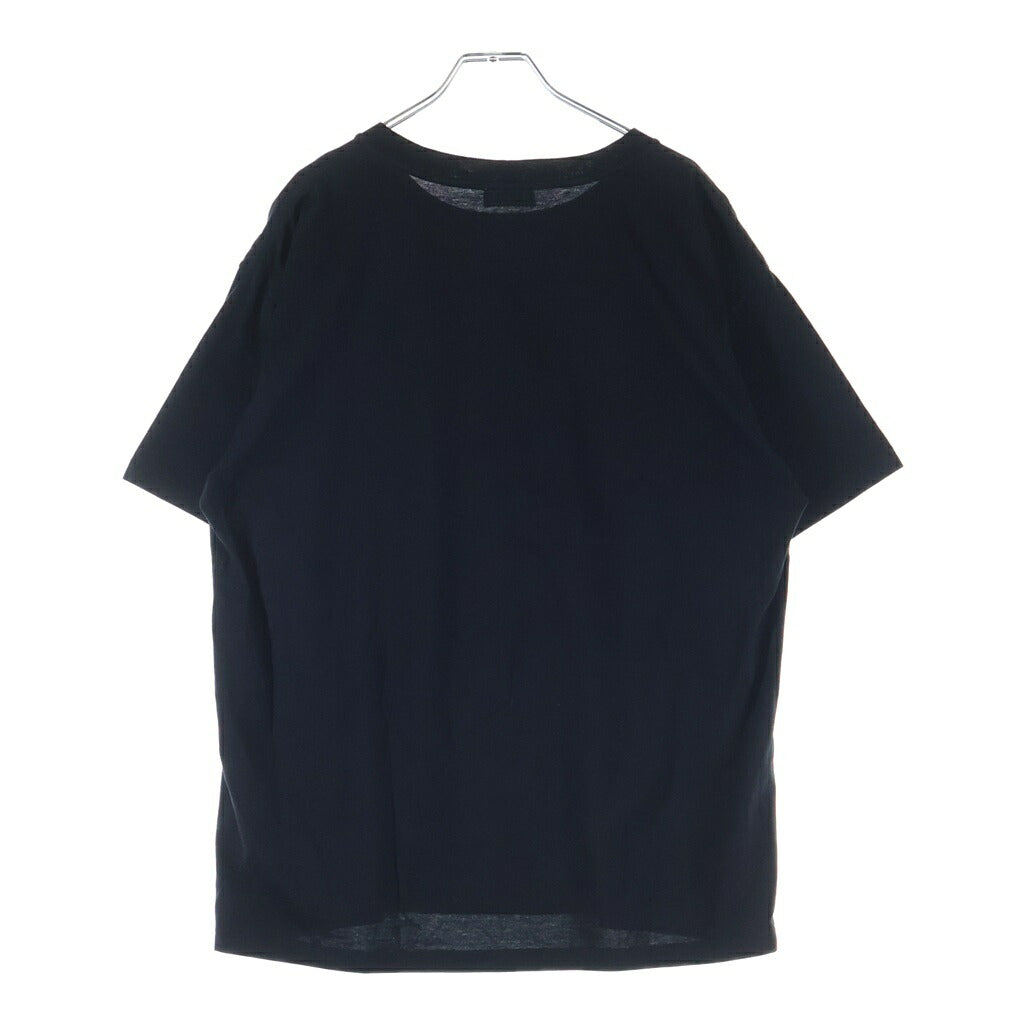 CELINE(セリーヌ) Triomphe Loose T-Shirt トリオンフ ルーズ フロント刺繍 クルーネック半袖Tシャツ カットソー ブラック 2X04I671Q.38AW