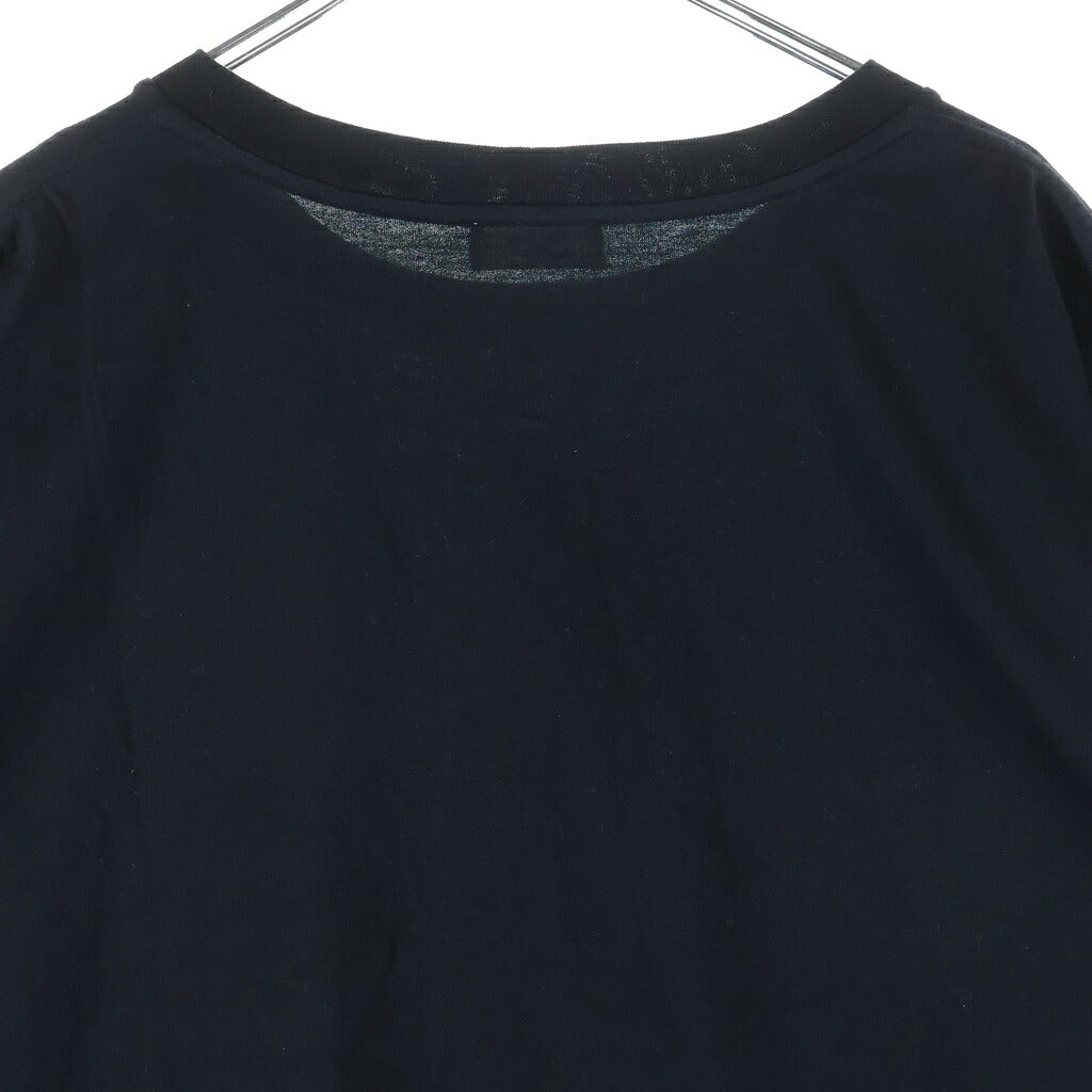 CELINE(セリーヌ) Triomphe Loose T-Shirt トリオンフ ルーズ フロント刺繍 クルーネック半袖Tシャツ カットソー ブラック 2X04I671Q.38AW